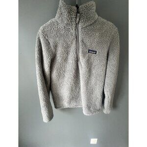 Patagonia Women's Los Gatos 1/4 Zip Fleece Pullover-Gray- Size S-Sherpa Jacket